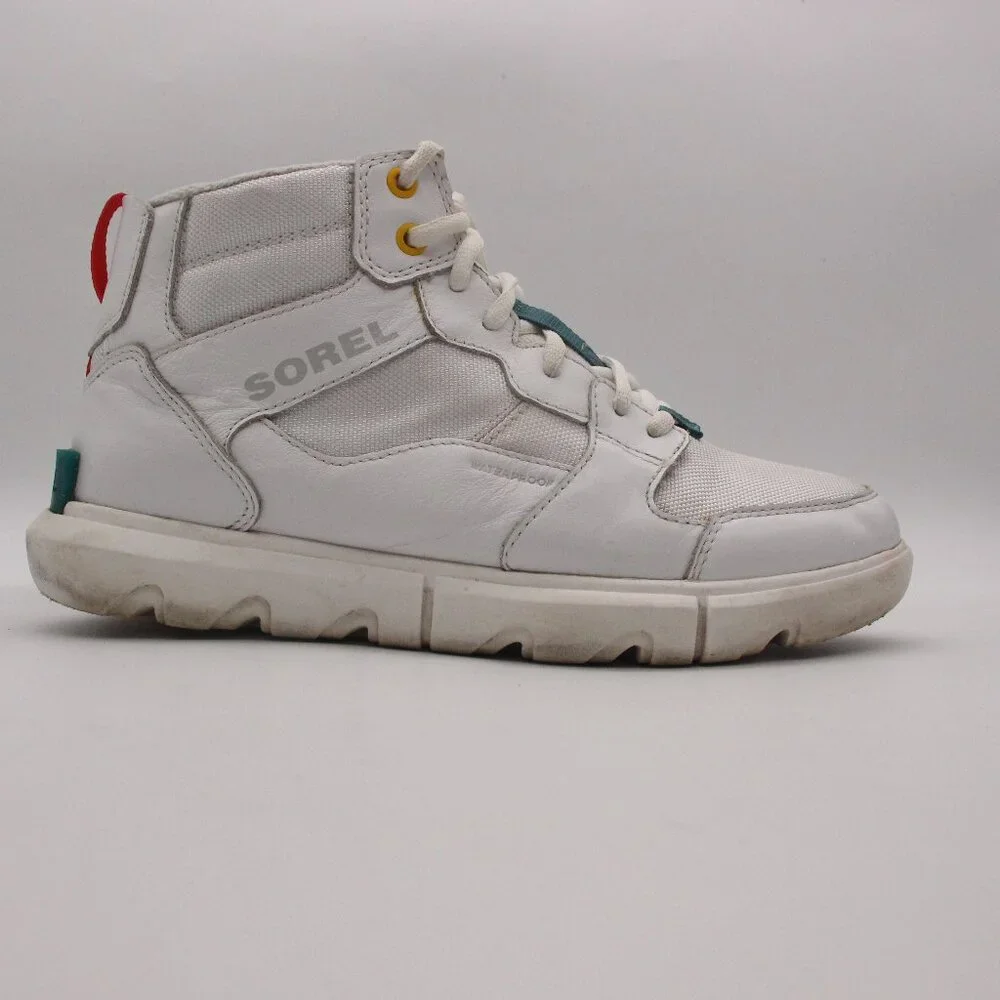 Sorel Explorer II Women's 9.5 Waterproof White Sneakers Mid Sneakers NL4884-100